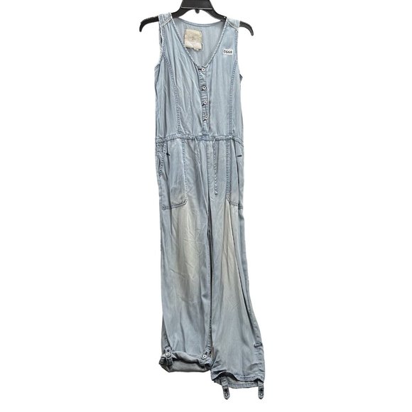 Hei Hei  Women OVERALL Pants Size SP Color Blue LIGHT WASH - Picture 1 of 12